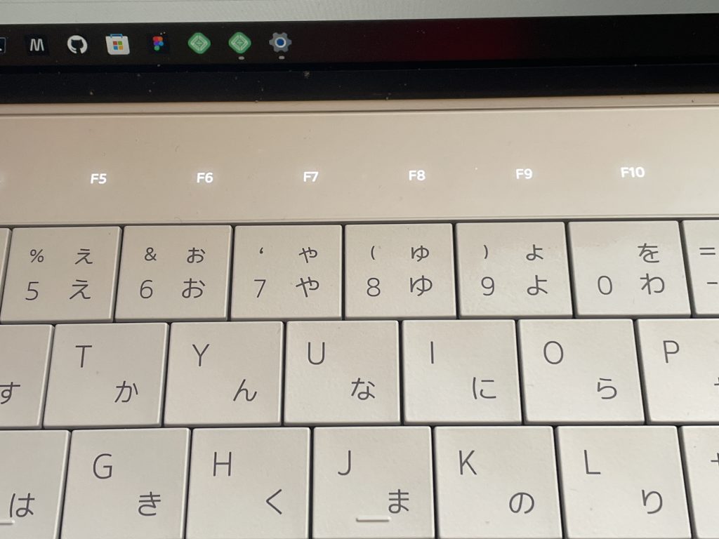 タッチセンサーキー